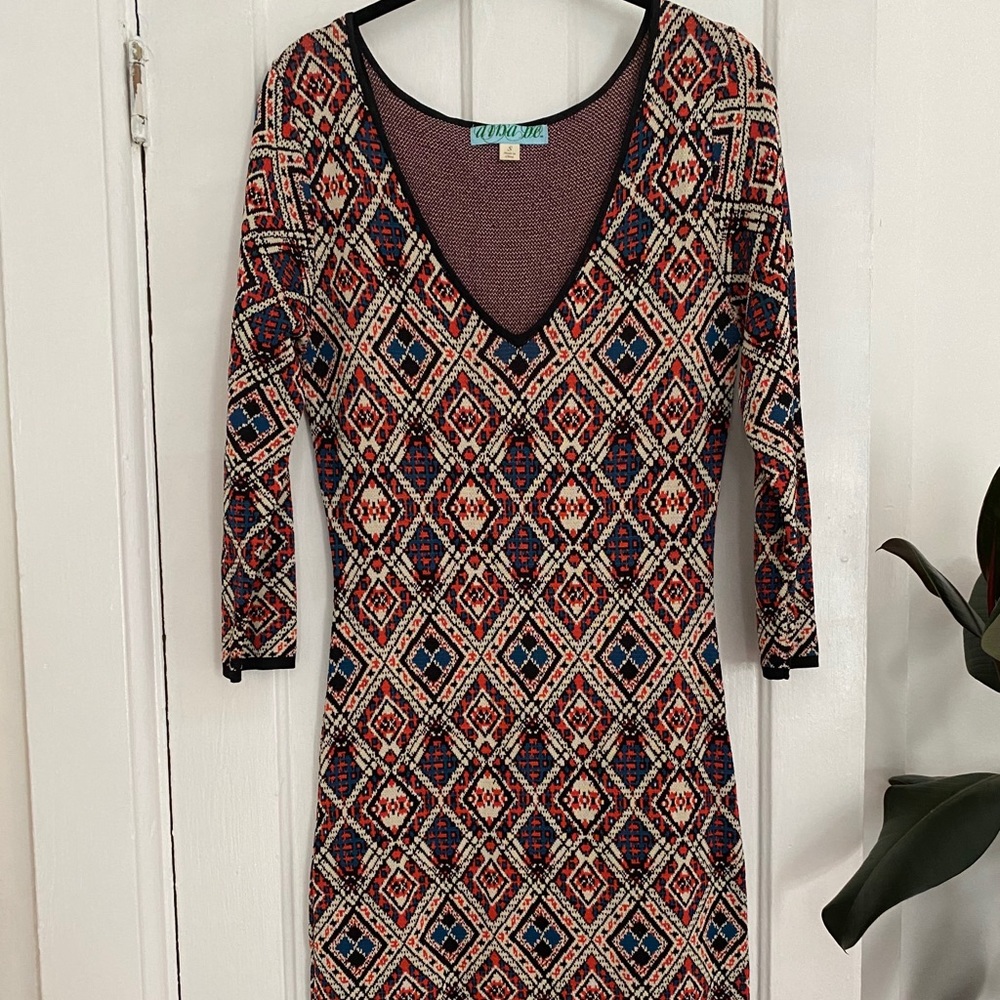 Francesca’s Collections Midi Bodycon Dress; S